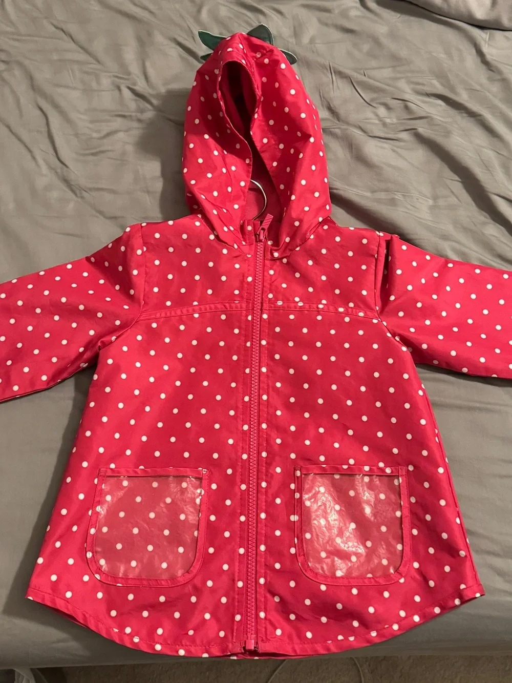 Carter's Girls' Toddler Her Favorite Rainslicker Rain Jacket Raincoat Strawberry